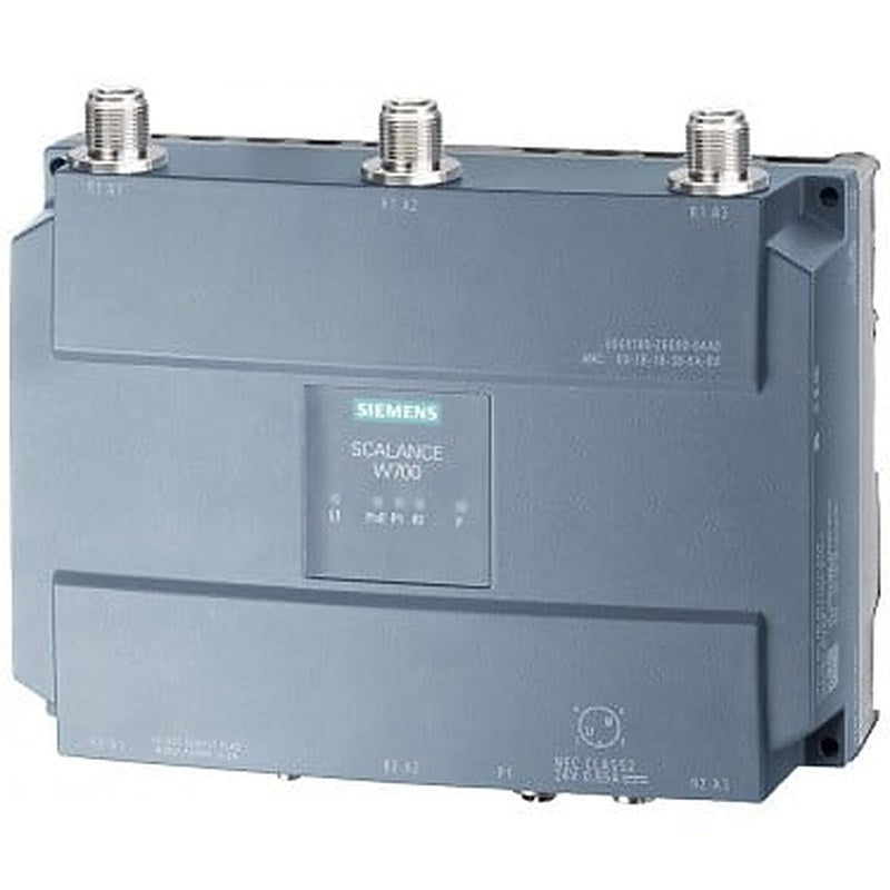 product announced for discontinuation; IWLAN client, SCALANCE W748-1 M12, 1 radio, 3 N-CON antenna port, iFeatures support via KEY-PLUG, IEEE 802.11a/b/g/h/n, 2.4/5GHz, gross 450 Mbps per radio, 1x M12 max. 1 Gbps, PoE, redundant 24 V DC,M12 A-coded IP65, -20..+60 °C, plug slot, WPA2/802.11i/e, signaling contact observe national approvals! cert ID: RAPN-W1-M12-E3, includes: MPCIE-R1-ABGN-U3, scope of delivery: manuals on CD-ROM, German/English; M12 sealing caps, for operation in the USA.