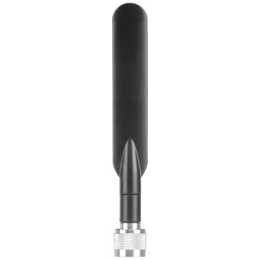 ANT795-4MC IWLAN antenna with omnidirectional Characteristic; incl. N-Connect male plug straight; 3/5 dBi IP65 (-20-+60 °C), 2.4/5GHz Wi-Fi compliance and observe national approvals; direct mounting on SCALANCE W with N-Connect connection system; scope of delivery: 1x ANT795-4MC, compact instructions as hard copy German/English.