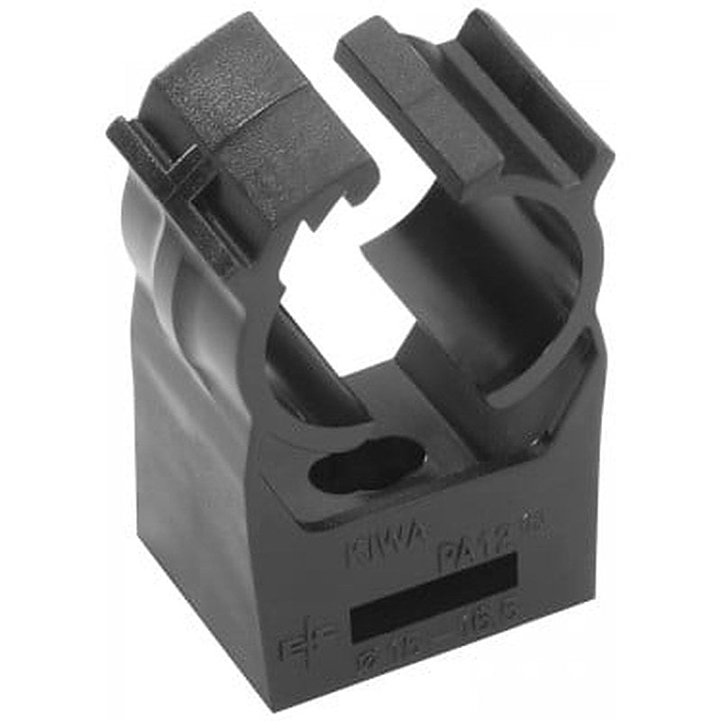RCoax cable clip 1/2" Cable holder for RCoax cable; Fixing screws not included in scope of supply; 10 units.