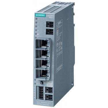 SCALANCE M826-2 SHDSL router; for the IP communication via 2-wire and 4-wire cables from Ethernet-based Programmable controllers; SHDSL topology: Point-to-point, bonding, line bridge mode; Routing mode with VPN, Firewall, NAT; 4-port switch; 1x digital input, 1x digital output .