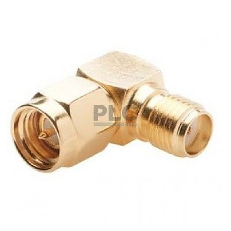 Elbow adapter SMA/SMA male/female.