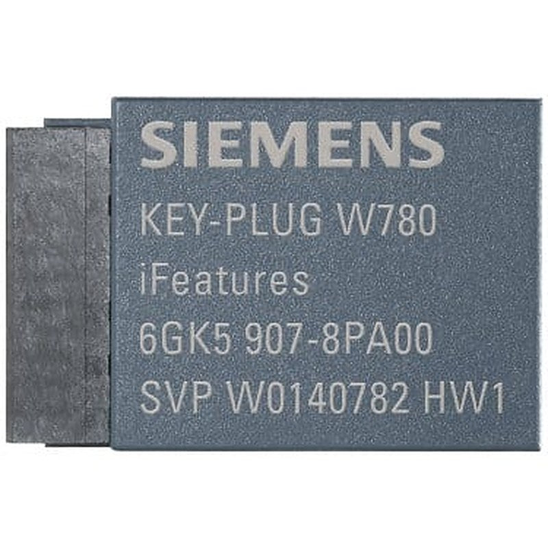 KEY-PLUG W780, Removable data storage medium for enabling of iFeatures for SCALANCE W in access point mode permits simple device replacement in event of fault and the recording of configuration data; or configuration and application data, For all SCALANCE W devices with plug slot.