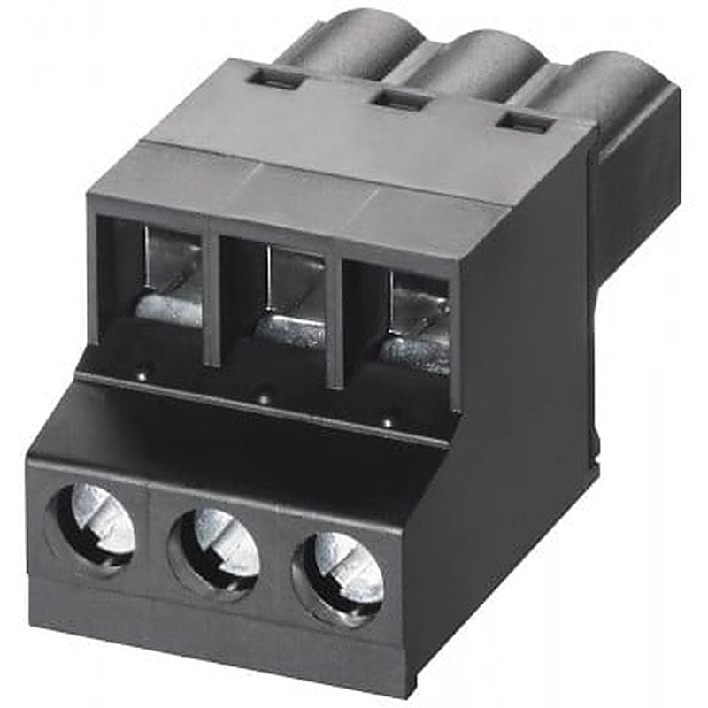 3-pole screw-type terminal block for power supply; 24 V AC/DC for SCALANCE XB-000; 1 pack=5 units; spare part,.