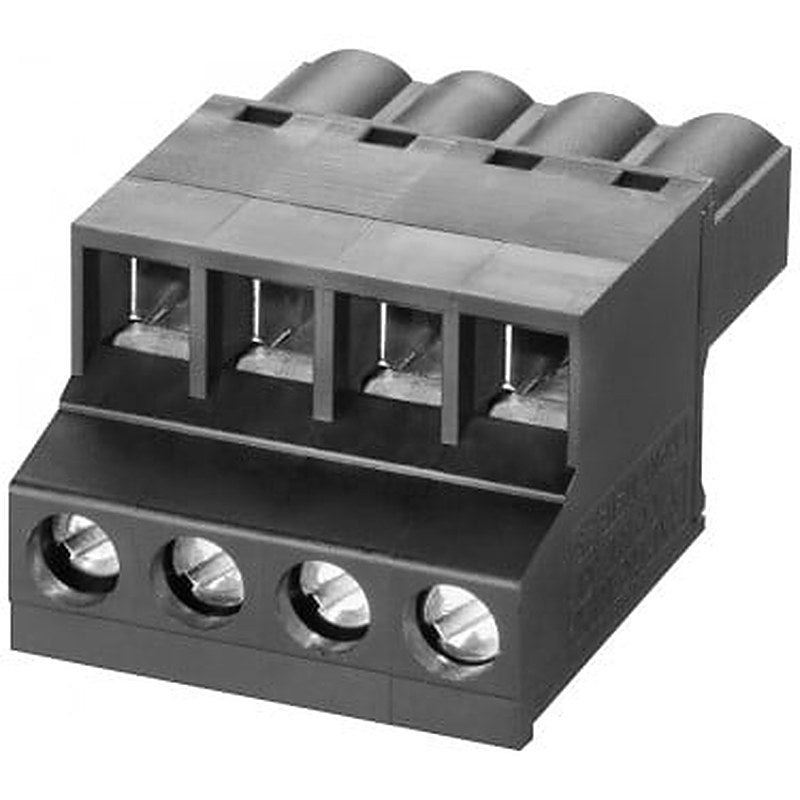 4-pole terminal block for power supply (24 V DC); for SCALANCE X/W/S/M; 1 pack=5 units spare part.