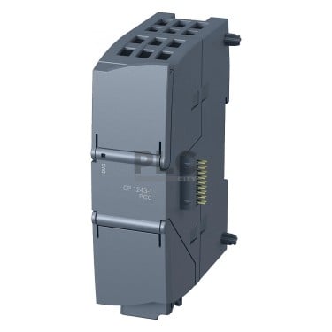 Communications processor CP 1243-1 PCC for connection of SIMATIC S7-1200 to Plant Cloud Services via Ethernet.