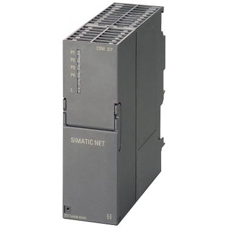 Compact Switch Module CSM 377 Connection SIMATIC S7-300 and up to 3 further nodes to Industrial Ethernet with 10/100 Mbit/s unmanaged switch, 4 RJ45 ports, External 24 V DC power supply LED diagnostics, S7-300 module, incl. electron. Equipment Manual on CD-ROM.