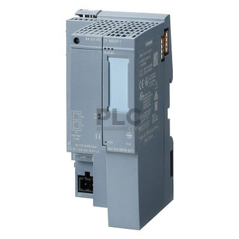 Communications processor CP 1543SP-1 for connection of an SIMATIC S7-ET 200SP to Industrial Ethernet; Security (firewall and VPN) Open IE communication (TCP/IP, ISO-on-TCP, UDP) PG/OP, S7 routing, IP broadcast/multicast, SNMPV1/V3, DHCP, secure email, IPV4/IPV6, support of SINEMA Remote Connect with autoconfiguration, time-of-day synchronization via NTP, access to web server of CPU, bus adapter required.