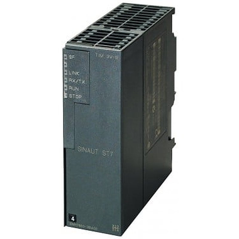 SINAUT ST7, TIM 3V-IE communications module for SIMATIC S7-300 with an RS232 interface for SINAUT communication via a classic WAN and an RJ45 interface for SINAUT communication via an IP-based network (WAN or LAN).