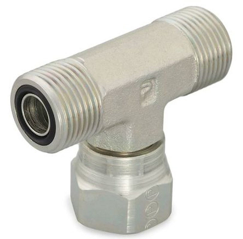 Parker 6S6MLOS Hydraulic Fitting Male Metric, Steel, 0.69 in Hose ID