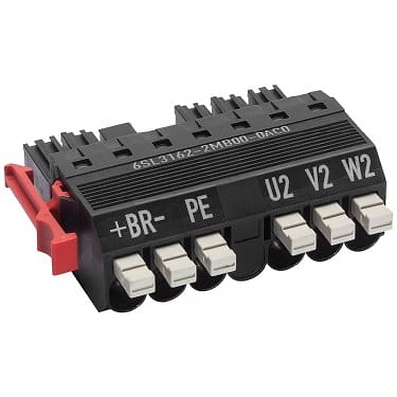 SINAMICS S120 POWER CONNECTOR C-/D-TYPE WITH PUSH-IN TERMINALS for 10mm2 FOR MOTOR MODULES 3-30 A FRAME SIZE: BOOKSIZE