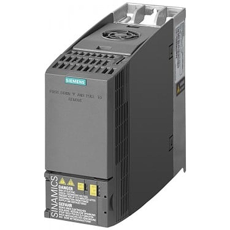 SINAMICS G120C rated power: 1.5 kW with 150% overload for 3 s 380-480V3AC+10/-20% 47-63Hz integrated filter class A I/O interface: 6 DI, 2 DQ, 1 AI, 1 AQ Safe Torque Off integrated fieldbus integrated: PROFIBUS DP degree of protection IP20/UL Open Type size: FSA 196x 73x 203 (HxWxD) external 24 V