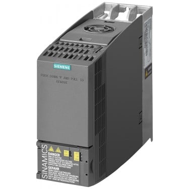 SINAMICS G120C RATED POWER 3,0KW WITH 150% OVERLOAD FOR 3 SEC 3AC380-480V +10/-20% 47-63HZ INTEGRATED FILTER CLASS A I/O-INTERFACE: 6DI, 2DO,1AI,1AO SAFE TORQUE OFF INTEGRATED FIELDBUS: PROFIBUS-DP PROTECTION: IP20/ UL OPEN TYPE SIZE: FSA 196X73X203(HXWXD) EXTERNAL 24V
