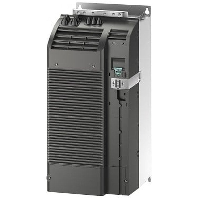 SINAMICS G120 POWER MODULE PM240-2 WITHOUT FILTER WITH BUILT IN BRAKING CHOPPER 3AC500-690V +10/-20% 47-63HZ OUTPUT HIGH OVERLOAD: 110KW FOR 200% 3S,150% 57S,100% 240S AMBIENT TEMP -20 TO +50 DEG C (HO) OUTPUT LOW OVERLOAD: 132kW FOR 150% 3S,110% 57S,100% 240S AMBIENT TEMP -20 TO +40 DEG C (LO) 708 X 305 X 357 (HXWXD), FSF PROTECTION IP20 WITHOUT CONTROL UNIT AND PANEL APPROVED FOR CU FIRMWARE- VERSION V4.7 HF8