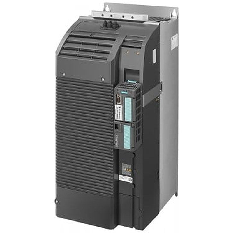 SINAMICS G120 POWER MODULE PM240P-2 UNFILTERED 3AC380-480V +10/-20% 47-63HZ OUTPUT HIGH OVERLOAD: 55KW FOR 150% 60S, 100% 240S; AMBIENT TEMP -20 TO +50 DEG C (HO) OUTPUT LOW OVERLOAD: 75kW FOR 135% 3S,110% 57S,100% 240S AMBIENT TEMP -20 TO +40 DEG C (LO) 708x 305x 357 (HXWXD), FSF PROTECTION IP20 WITHOUT CONTROL UNIT AND PANEL APPROVED FOR CU FIRMWARE- VERSION V4.7 SP6 HF1