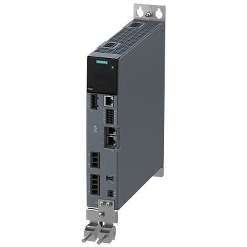 SINAMICS S210 input voltage: 200-480 V 3AC -10%/+10%   2.8 A 45-66 Hz output voltage: 0 input V   2.3 A   0-550 Hz motor: 0.75 kW degree of protection: IP20 frame size A 50 x 270 x 220 (WxHxD)
