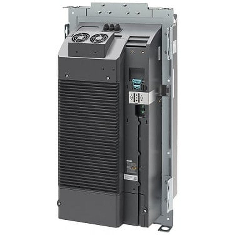 SINAMICS G120 POWER MODULE PM240-2 Push Through, WITHOUT FILTER WITH BUILT IN BRAKING CHOPPER 3AC380-480V +10/-20% 47-63HZ OUTPUT HIGH OVERLOAD: 110KW FOR 200% 3S,150% 57S,100% 240S AMBIENT TEMP -20 TO +50 DEG C (HO) OUTPUT LOW OVERLOAD: 132kW FOR 150% 3S,110% 57S,100% 240S AMBIENT TEMP -20 TO +40 DEG C (LO) 754x384x358 (HXWXD), FSF PROTECTION IP20 WITHOUT CONTROL UNIT AND PANEL APPROVED FOR CU FIRMWARE- VERSION V4.7 SP6