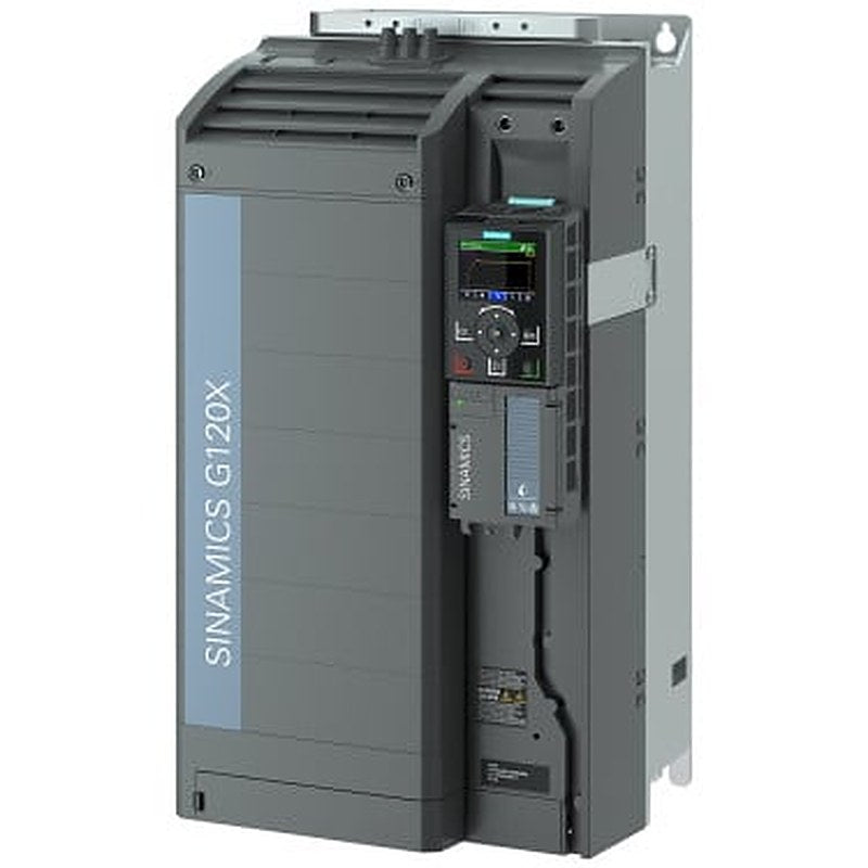 SINAMICS G120X Rated power: 45 kW At 110% 60s, 100% 240 s Radio interference suppression filter for category C2 380-480 V 3 AC +10/-20% 47-63 Hz Ambient temperature -20 to +45 °C Size: FSE Degree of protection IP20 / UL open type painting 3C2 with Basic Operator Panel with IO expansions Fieldbus integrated: PROFINET PN, Ethernet IP