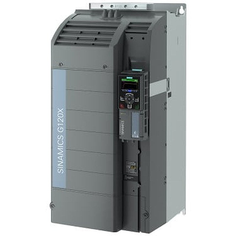 SINAMICS G120X Rated power: 132 kW At 110% 60s, 100% 240 s Radio interference suppression filter for category C2 380-480 V 3 AC +10/-20% 47-63 Hz Ambient temperature -20 to +45 °C Size: FSF Degree of protection IP20 / UL open type painting 3C2 with Basic Operator Panel with IO expansions Fieldbus integrated: PROFIBUS DP