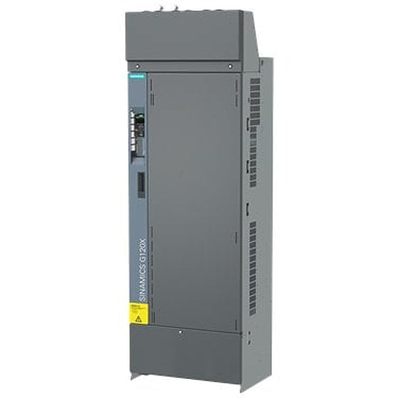 SINAMICS G120X Rated power: 400 kW at  135% 3 s or 110% 60 s, 100% 240 s; RFI suppression filter  For category C3 3AC380-480V+10/-20% 47-63Hz Ambient temperature 0 to +45 °C Size: FSH Degree of protection IP20 / UL open type With Intelligent Operator Panel With IO expansion Fieldbus integrated: PROFINET PN, Ethernet IP