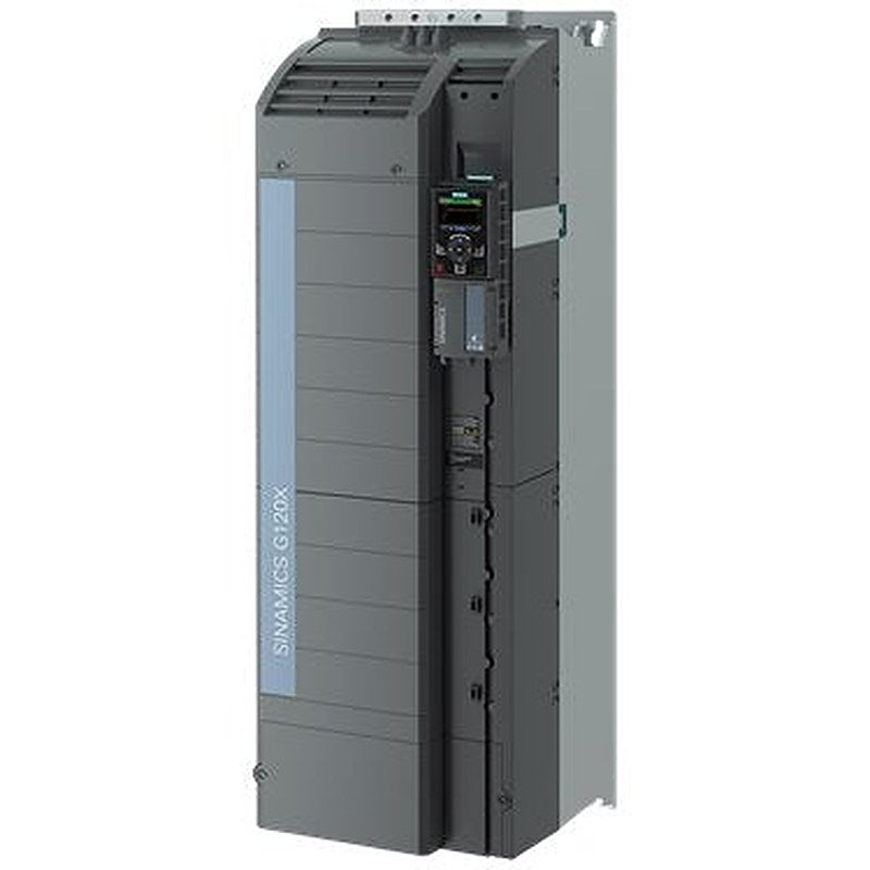 SINAMICS G120X Rated power: 160 kW At 110% 60s, 100% 240 s Radio interference suppression filter For category C3 500-690 V 3AC +10/-20% 47-63 Hz Ambient temperature -20 to +45 °C Size: FSG Degree of protection IP20 / UL open type painting 3C2 With Intelligent Operator Panel Without IO expansion Fieldbus integrated: PROFIBUS DP