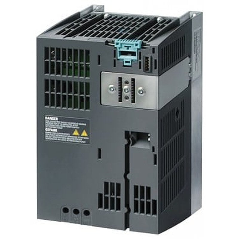 SINAMICS G120 PM240 Power Module with integrated filter class A with integrated braking chopper 380-480 V 3 AC +10/-10% 47-63 Hz power high overload: 3.0 kW at 200% 3 s,150% 57 s,100% 240 s ambient temperature -10 to +50 °C 270 x 153 x 165 (HxWxD), FSB degree of protection IP20 without Control Unit and BOP