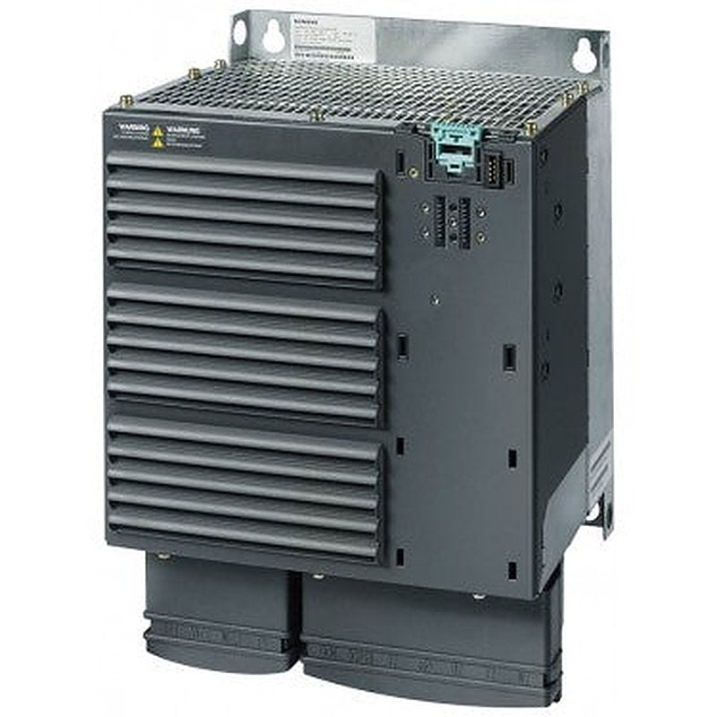 SINAMICS G120 PM240 Power Module with integrated filter class A with integrated braking chopper 380-480 V 3 AC +10/-10% 47-63 Hz power high overload: 22 kW at 200% 3 s,150% 57 s,100% 240 s ambient temperature -10 to +50 °C power low overload: 30 kW at 150% 3 s,110% 57 s,100% 240 s ambient temperature -10 to +40 °C 512 x 275 x 204 (HxWxD), FSD degree of protection IP20 without Control Unit and BOP
