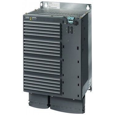 SINAMICS G120 PM240 Power Module unfiltered with integrated braking chopper 380-480 V 3 AC +10/-10% 47-63 Hz power high overload: 30 kW at 200% 3 s,150% 57 s,100% 240 s ambient temperature -10 to +50 °C power low overload: 37 kW at 150% 3 s,110% 57 s,100% 240 s ambient temperature -10 to +40 °C 497 x 275 x 204 (HxWxD), FSE degree of protection IP20 without Control Unit and BOP
