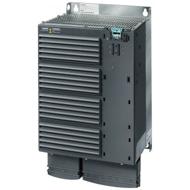 SINAMICS G120 PM240 Power Module unfiltered with integrated braking chopper 380-480 V 3 AC +10/-10% 47-63 Hz power high overload: 37 kW at 200% 3 s,150% 57 s,100% 240 s ambient temperature -10 to +50 °C power low overload: 45 kW at 150% 3 s,110% 57 s,100% 240 s ambient temperature -10 to +40 °C 497 x 275 x 204 (HxWxD), FSE degree of protection IP20 without Control Unit and BOP