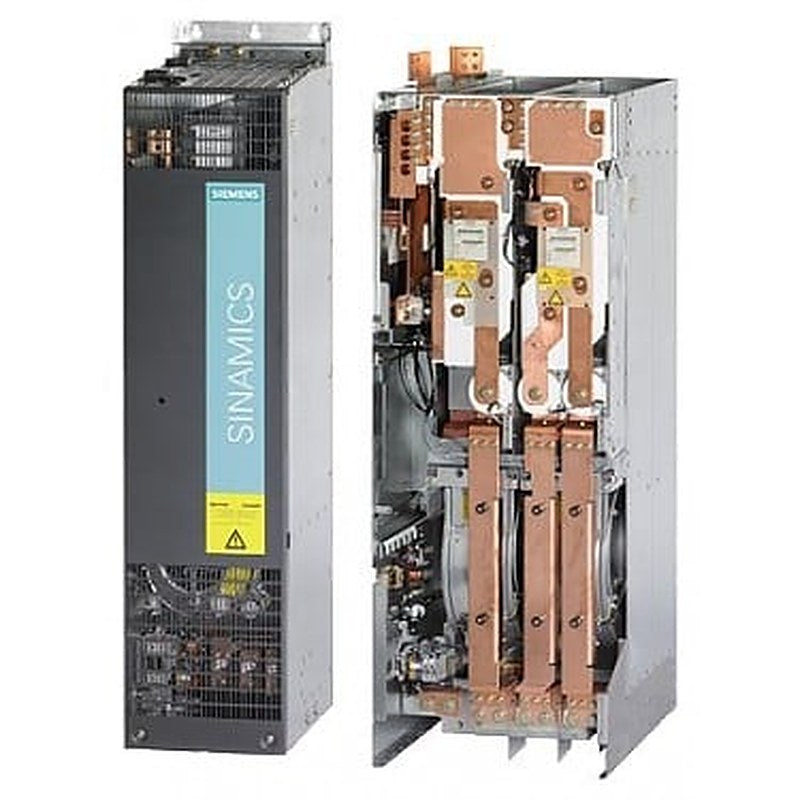 SINAMICS S120 single motor module input: 510 - 720 V DC output: 380 - 480 V 3AC, 210 A rated power: 110 kW type of construction: built-in liquid cooling support of the extended Safety Integrated functions