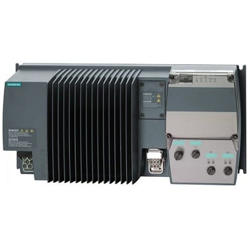 SINAMICS G110D AC Drive, without Repair circuit with integrated Class A filter with integrated braking chopper with AS-Interface bus interface 380-500 V 3AC +10/-10% 47-63 Hz Power high overload: 7.5kW at 200% 3s, 150% 60S, 100% 300S; Ambient temperature -10 to +40 °C 210x 450x 240 (HxWxD), FSC Degree of protection IP65 without operator panel