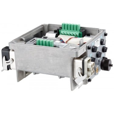 SINAMICS G110M Control Unit CU240M PN Q PROFINET with plug-in connections 4 DI, 2 DO, 2 AI, 1 F-DI PTC/KTY connection EM brake control Degree of protection IP65 Ambient temperature -10 to +55 °C 105x 171x 216 (HxWxD) without Power Module