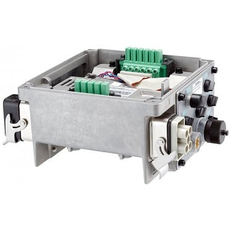 SINAMICS G110M Control Unit CU240M DP Q PROFIBUS DP with plug-in connections 4 DI, 2 DO, 2 AI, 1 F-DI PTC/KTY connection EM brake control Degree of protection IP65 Ambient temperature -10 to +55 °C 105x 171x 216 (HxWxD) without Power Module