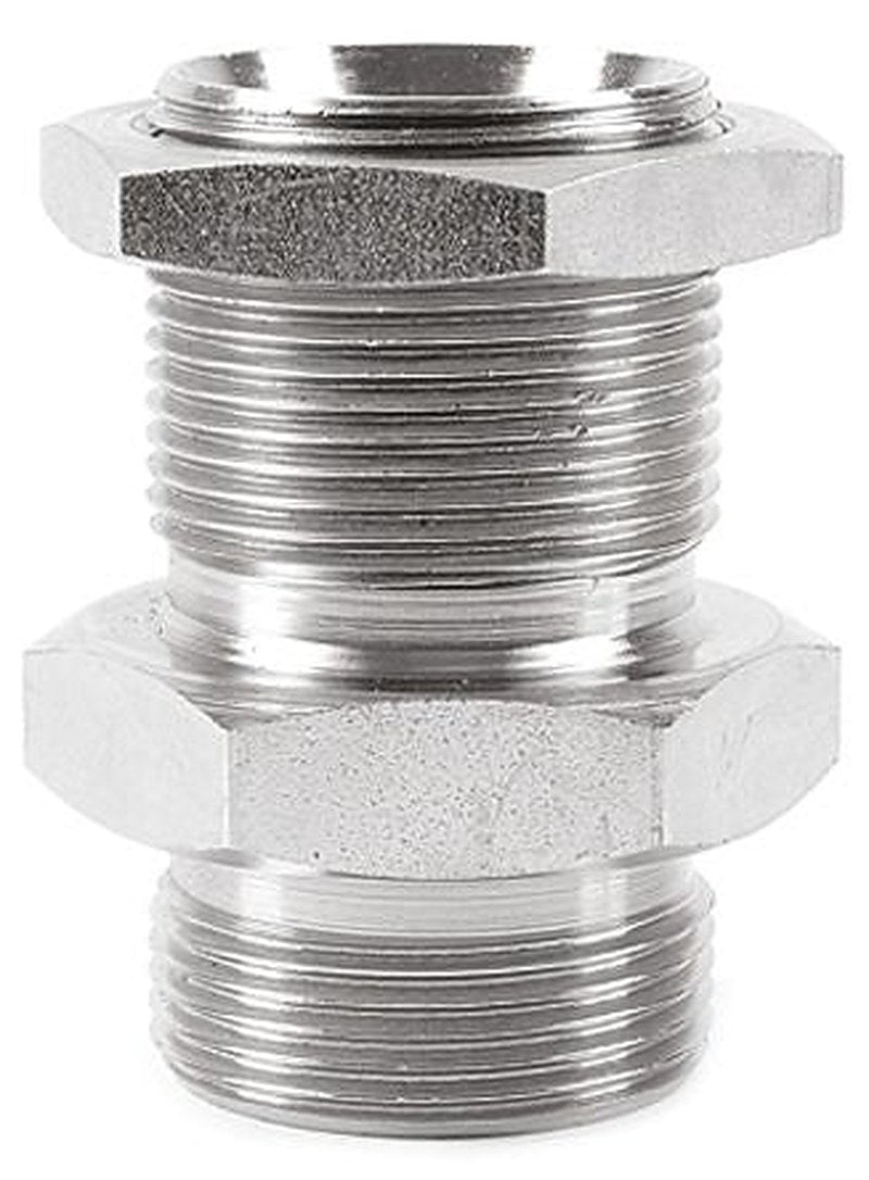 Parker 6WMK4WL4NMS Hydraulic Straight Threaded Adapter G, 60 °, Steel