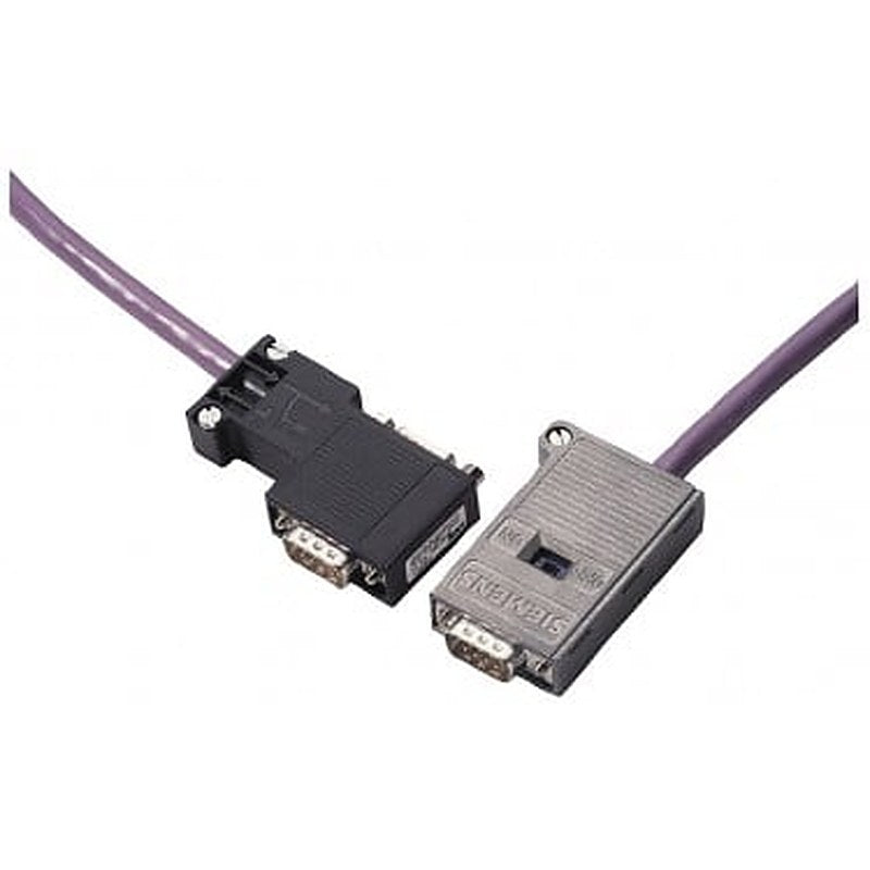 plug-in cable 830-2 for PROFIBUS, pre-assembled cable with two D-sub connectors 9-pole, Terminating resistors connectable, 10 m.