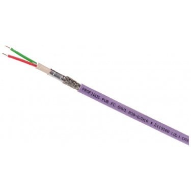 PROFIBUS FC flexible Cable GP, 2-wire, shielded, special configuration for quick assembly delivery unit max. 1000 m minimum order quantity 20 m sold by the meter.