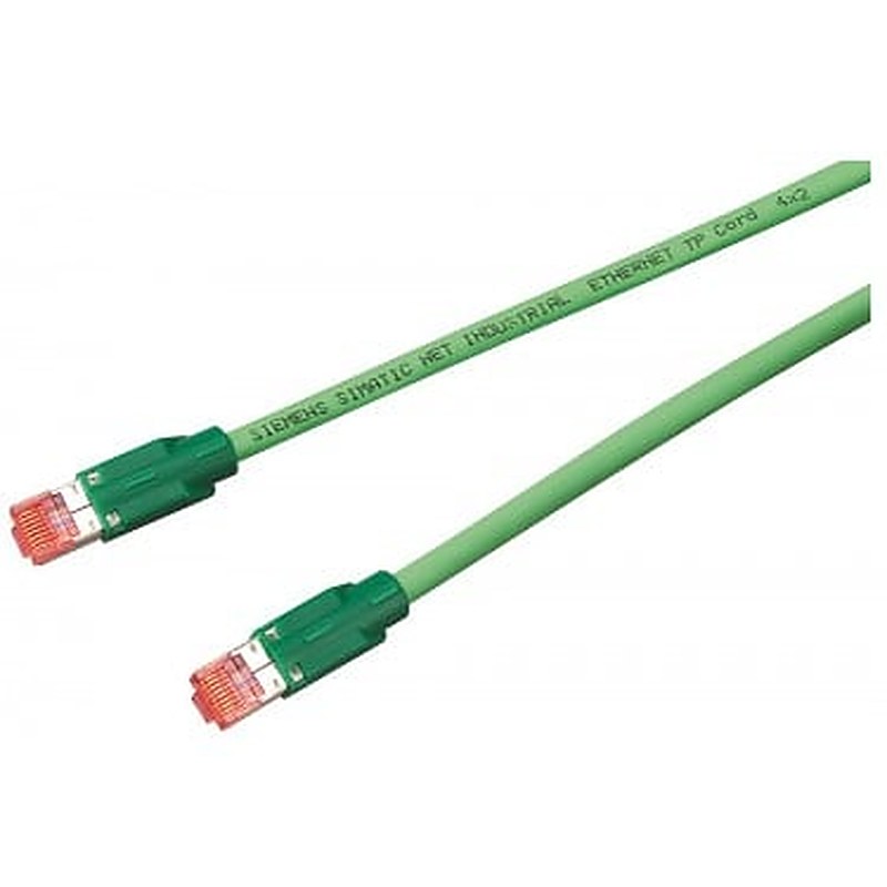Industrial Ethernet TP Cord RJ45/RJ45, TP cord pre-assembled with 2 RJ45 plug, length 2 m.