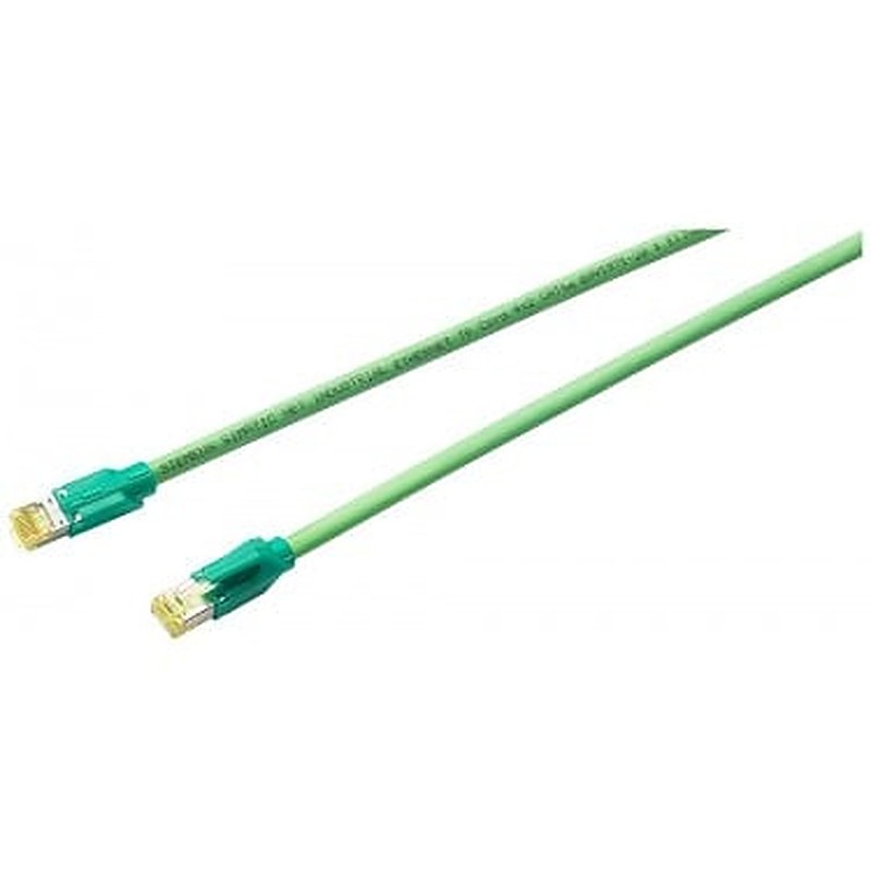 Industrial Ethernet TP Cord RJ45/RJ45, CAT 6A, TP cable 4x2, pre-assembled with 2 RJ45 connectors, length 40 m.