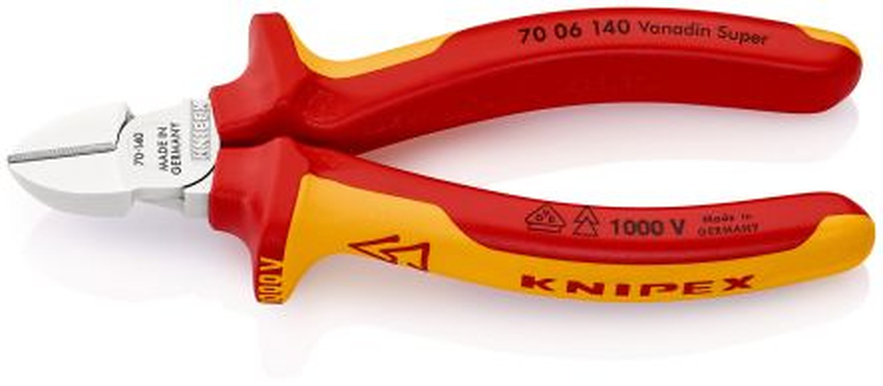 Knipex Knipex VDE/1000V Approved With Bevel Side cutter