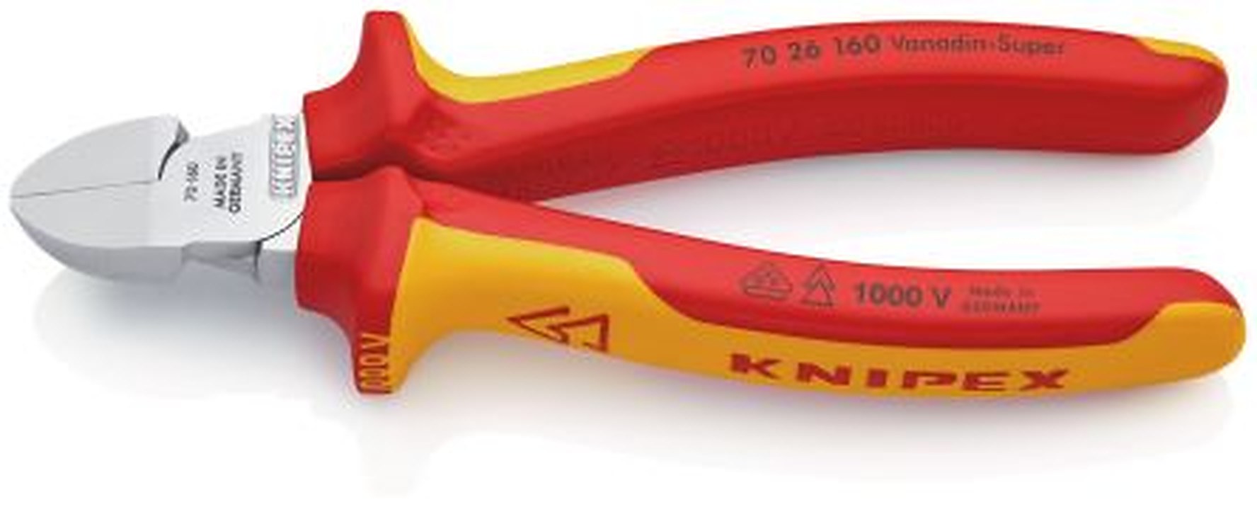 Knipex Knipex VDE/1000V Approved Small Bevel Side cutter