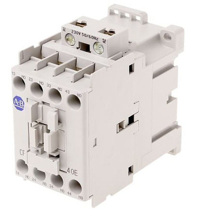 Allen Bradley 700-CF Contactor, 230V ac Coil, 4-Pole, 20 A, 24 kW 230V ac, 4 NO, 400V ac