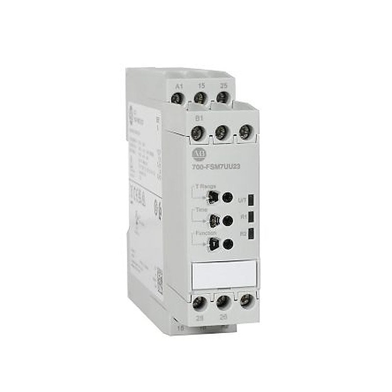 Allen Bradley 700-FSA7 Series DIN Rail Timer Relay, 2-Contact, 24 to 240 V ac 24V ac, 240 V ac, 0.1 to 10 h,