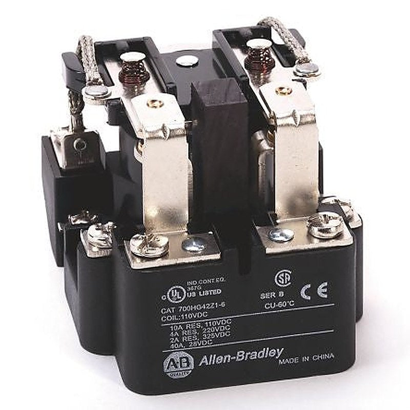 Allen Bradley Panel Non-Latching Relay, 120V ac Coil, 40A Switching Current, SPST