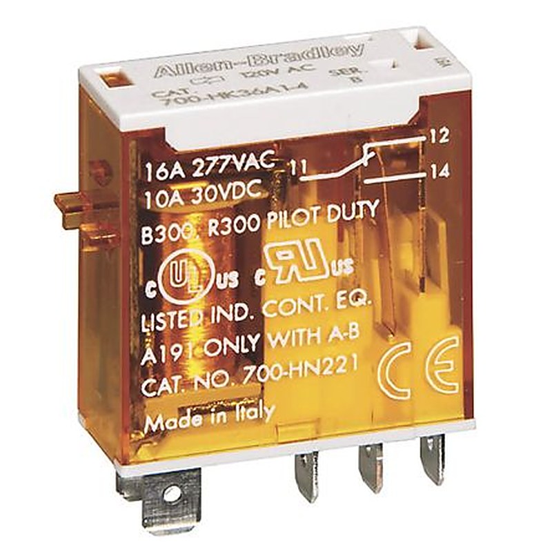 Allen Bradley Non-Latching Relay, 120V ac Coil, 16A Switching Current, SPDT