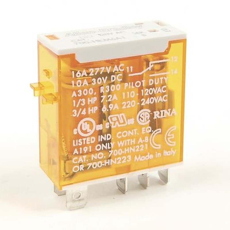Allen Bradley Non-Latching Relay, 120V ac Coil, 16A Switching Current, SPDT