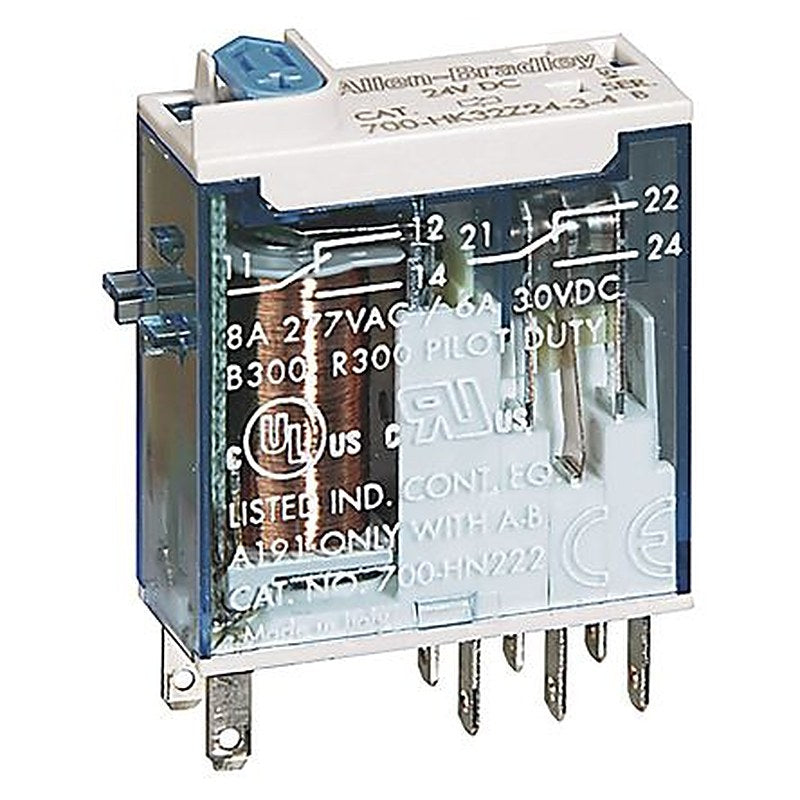 Allen Bradley Non-Latching Relay, 240V ac Coil, 8A Switching Current, DPDT