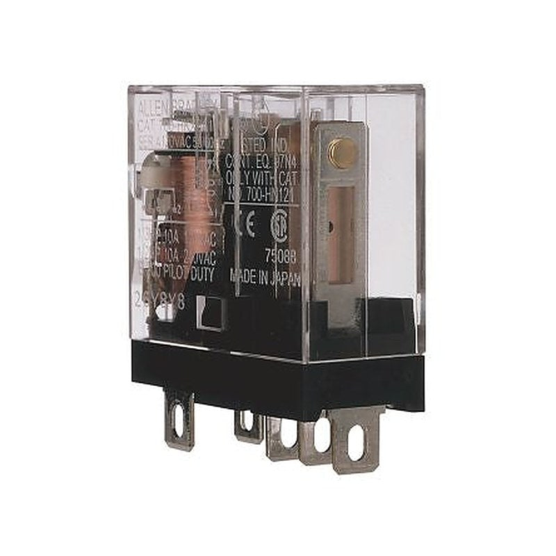 Allen Bradley Non-Latching Relay, 24V dc Coil, 8A Switching Current, DPDT