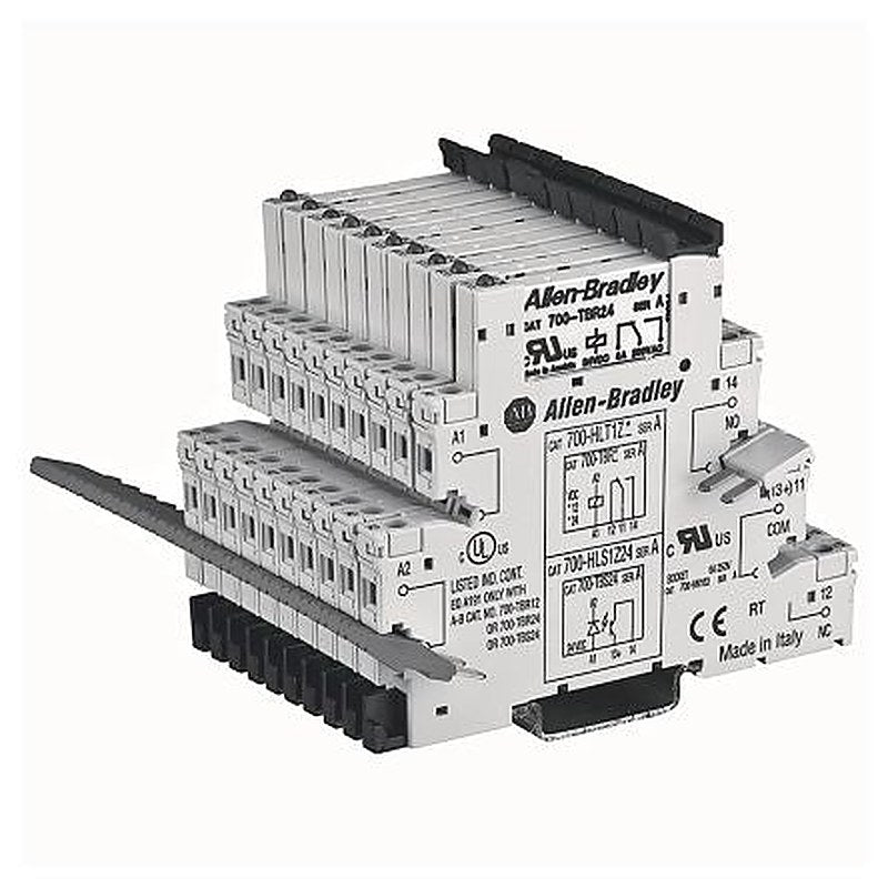 Allen Bradley 700-HLS Series Interface Relay Module, DIN Rail, 110V ac/dc, 125 V ac/dc Coil