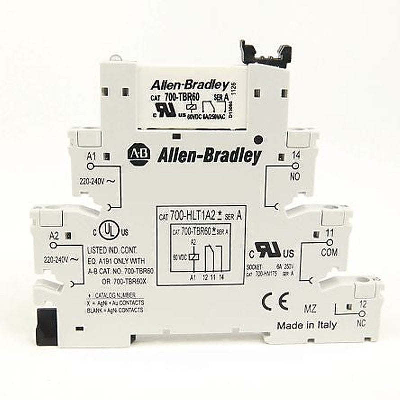 Allen Bradley 700-HL Series Interface Relay Module, DIN Rail, 240V ac Coil