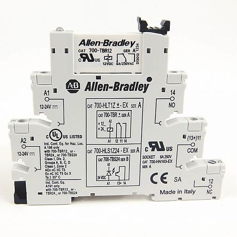 Allen Bradley 700-HL Series Interface Relay Module, DIN Rail, 12V dc Coil