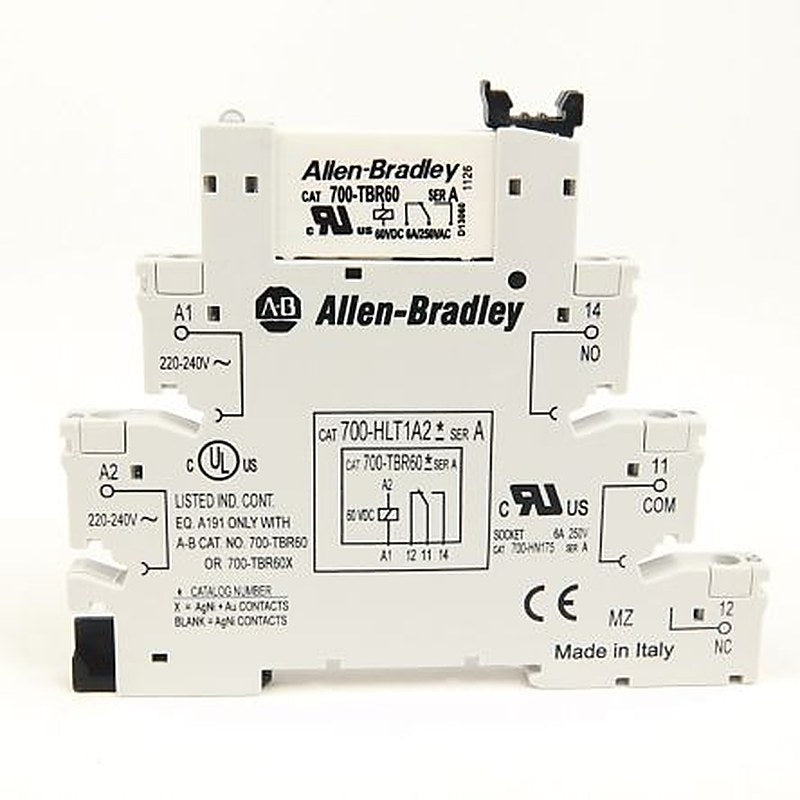 Allen Bradley 700-HLT Series Interface Relay Module, DIN Rail, 24V ac/dc Coil, SPDT